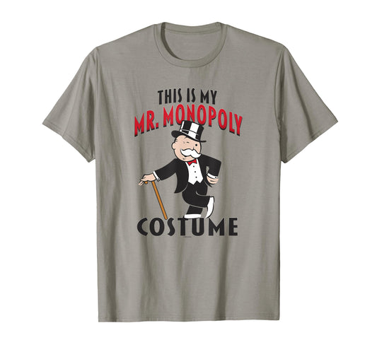 Monopoly Halloween This Is My Mr. Monopoly Costume T-Shirt