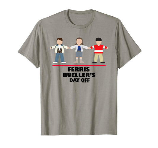 Ferris Bueller's Day Off Sloane & Cameron Cartoon Trio T-Shirt