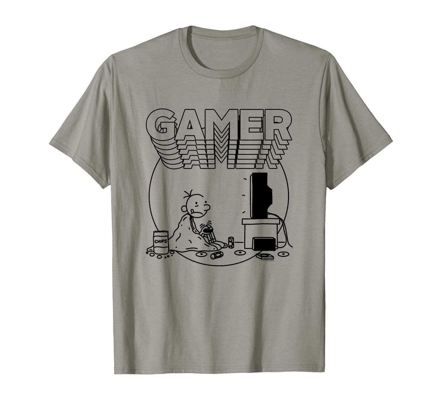 Diary of a Wimpy Kid Gamer Circle Frame T-Shirt