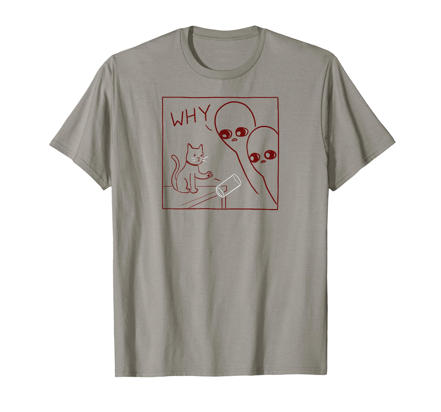 Threadless Nathan W. Pyle Strange Planet Why Graphic T-Shirt