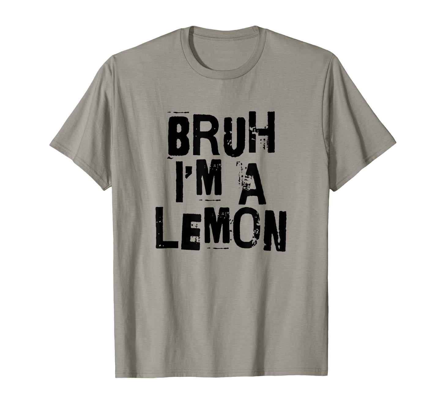 Bruh I'm A Lemon Funny Halloween Costume Men Women Boy Girl T-Shirt