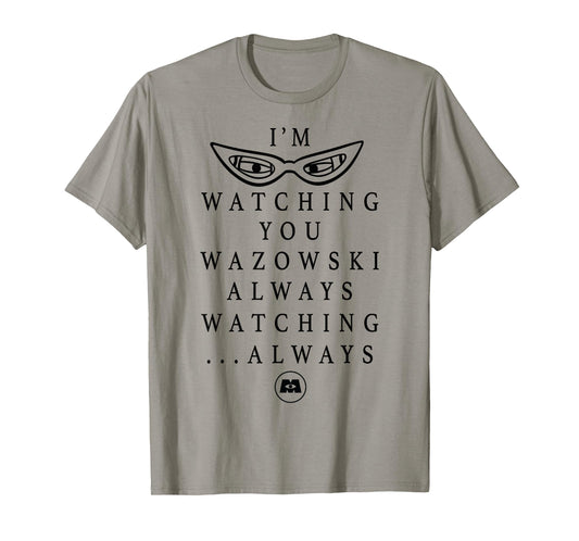 Disney Pixar Monster's Inc. Always Watching Text T-Shirt