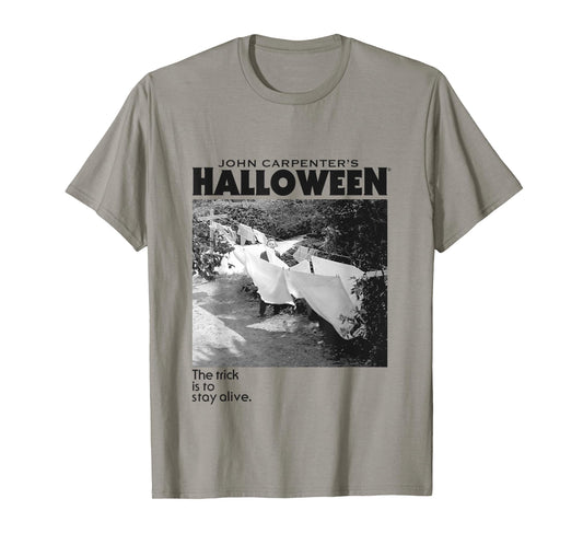 Halloween Michael Myers Standing by Clothes Line T-Shirt