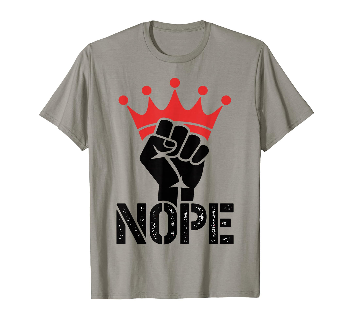 No Kings in America Since 1776 Fist & Crown Protest T-Shirt