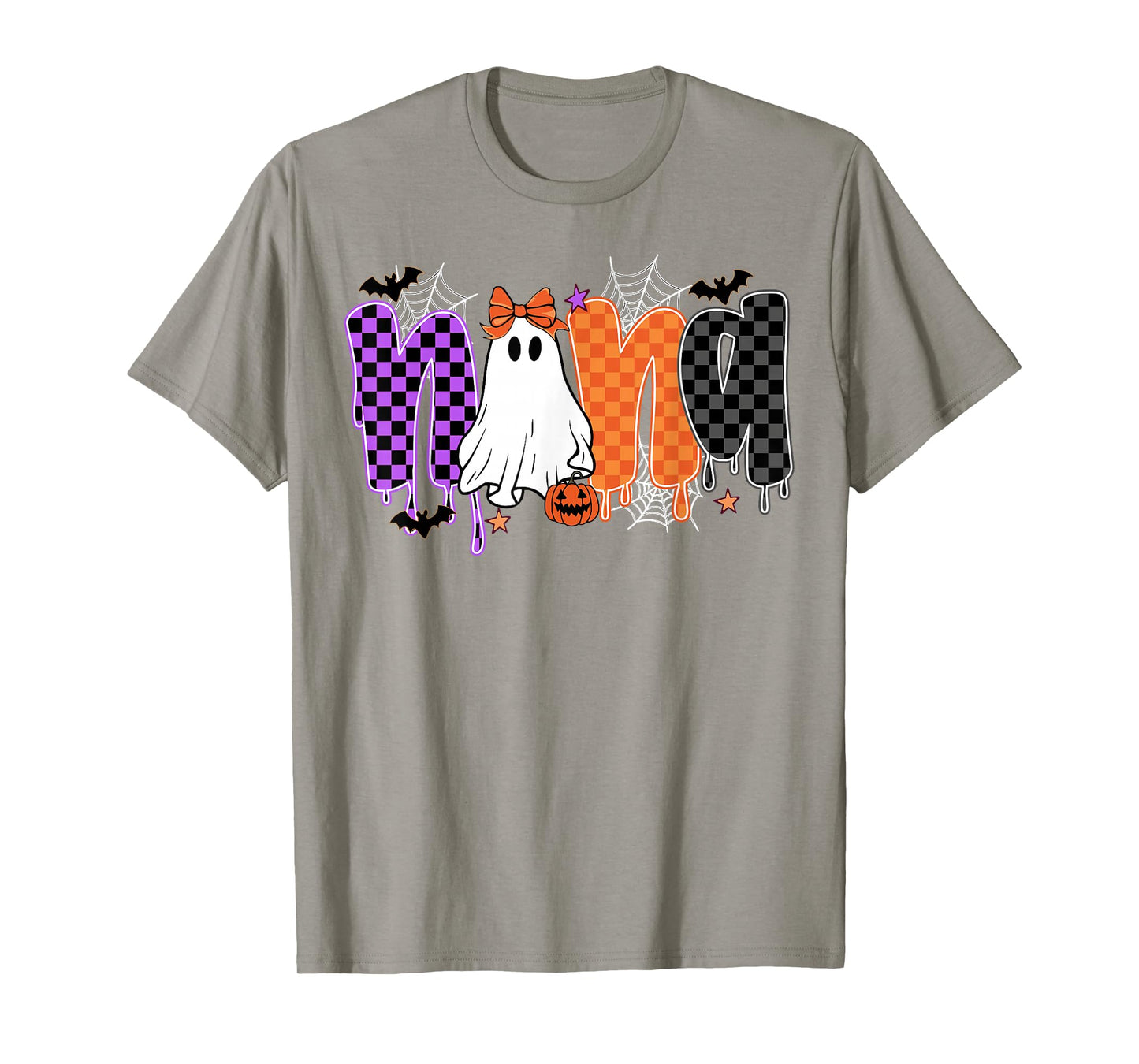 Spooky Nana Grandma Family Matching Costume Ghost Halloween T-Shirt