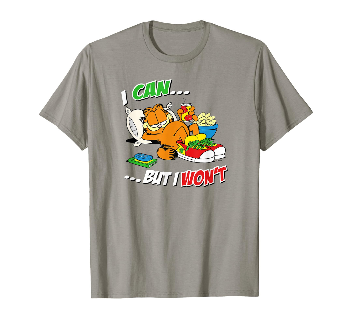 Garfield I Can But I Won't T-Shirt