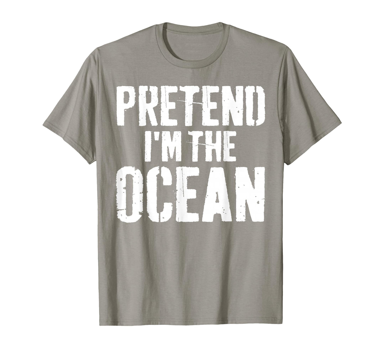 Lazy Easy Halloween Costume Pretend I'm The Ocean T-Shirt