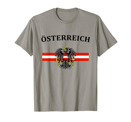 Austrian Flag Österreich Austria Austrian Emblem T-Shirt