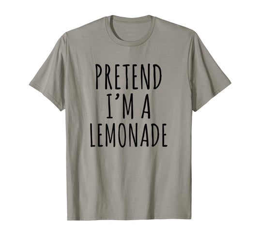 Lazy Halloween Costume Pretend I'm A Lemonade Simple T-Shirt