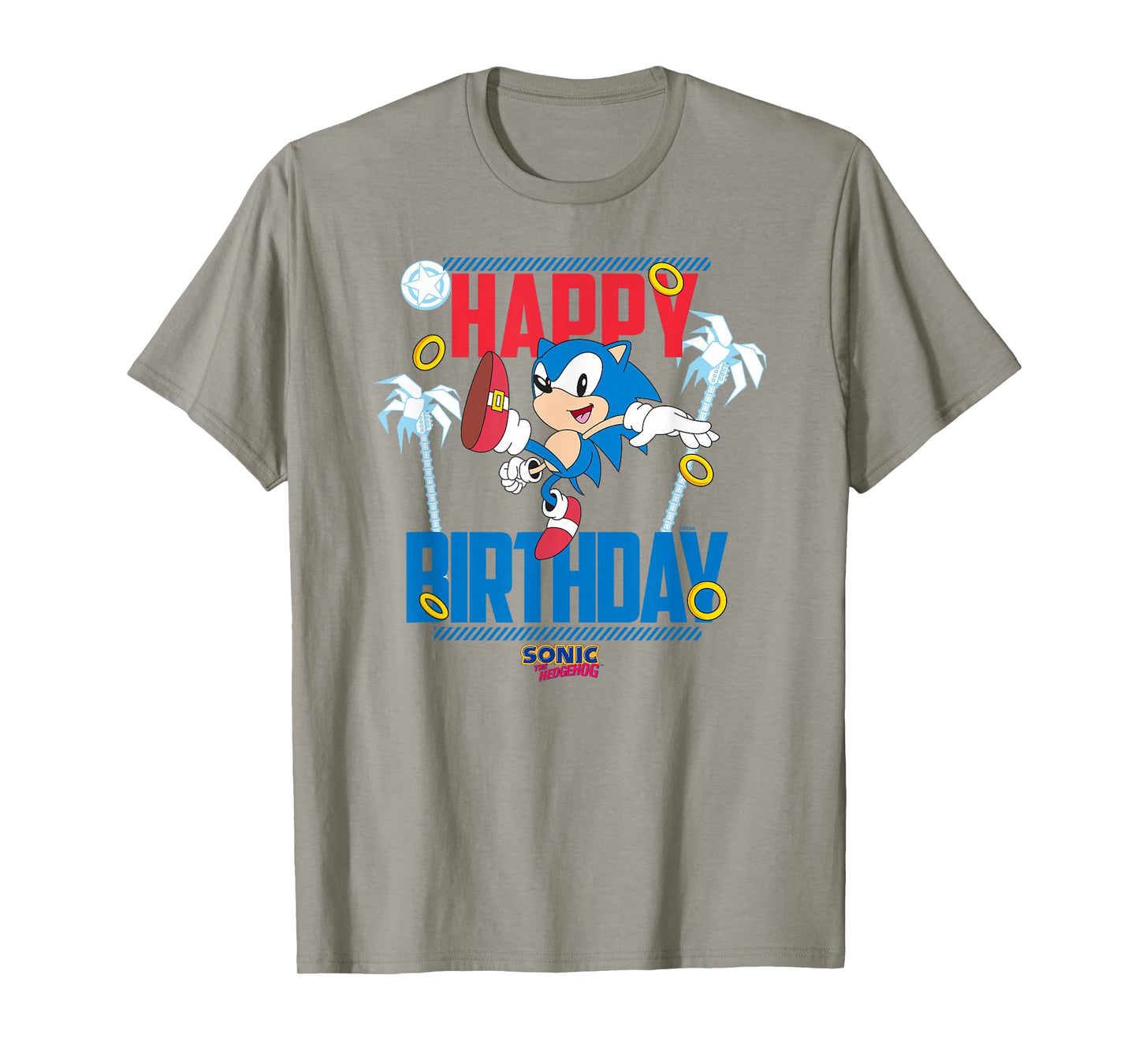 Sonic The Hedgehog Birthday Happy Birthday Sonic Big Poster T-Shirt