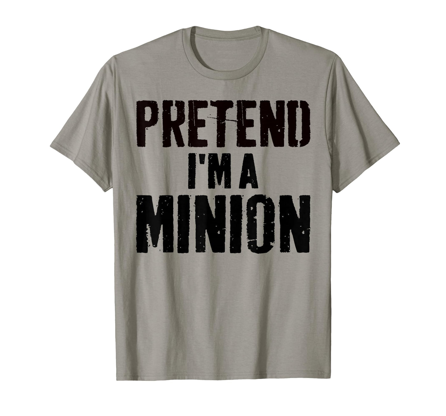 Lazy Easy Halloween Costume Pretend I'm A Minion T-Shirt