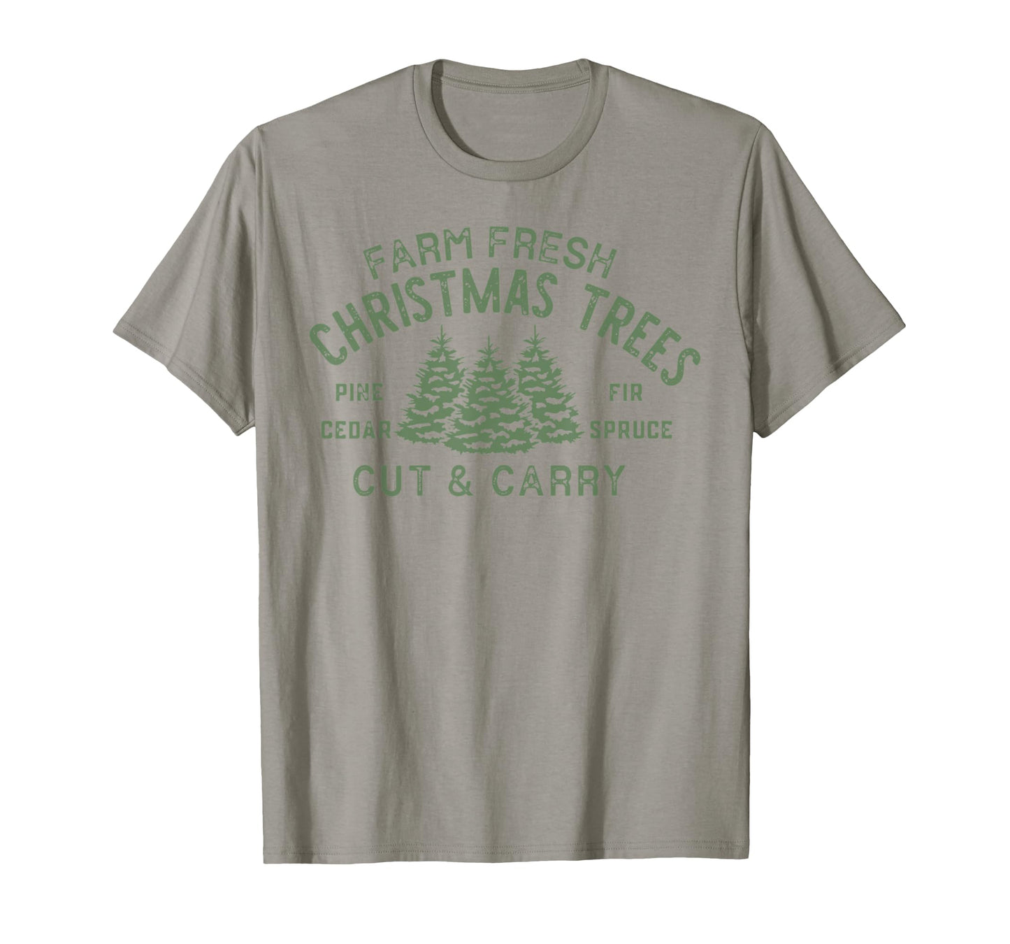 Farm Fresh Christmas Trees Shirt Vintage Merry Christmas T-Shirt