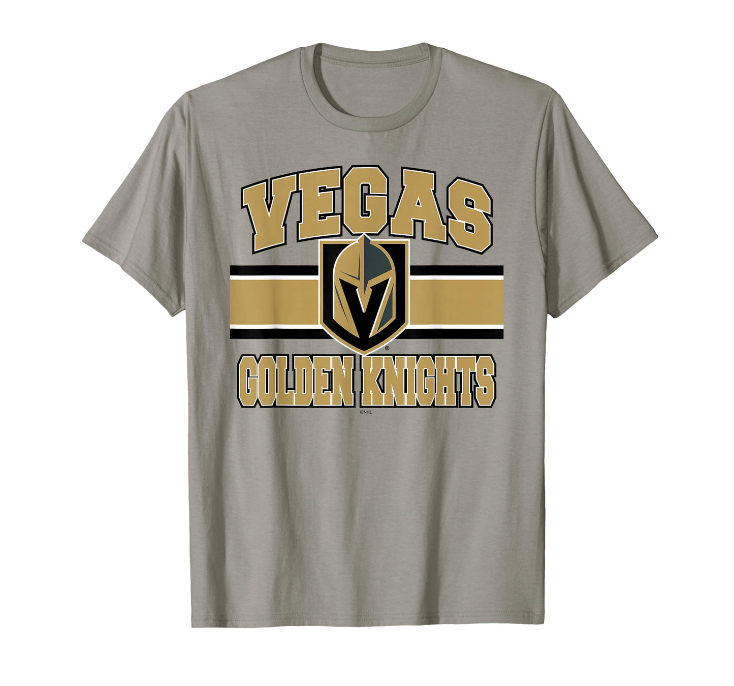 Vegas Golden Knights Stripe Gray Officially Licensed T-Shirt