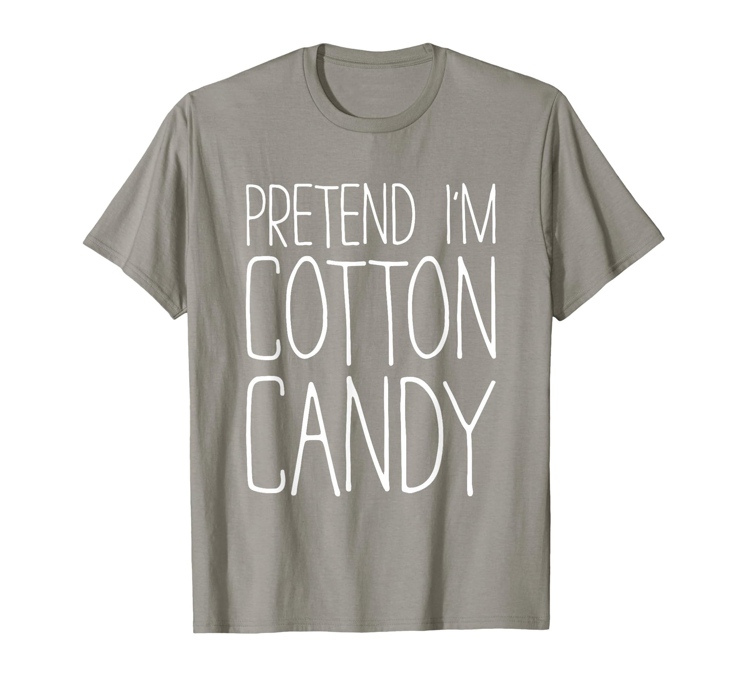 Pretend I'm Cotton Candy Shirt Adult Kids Men Women Costume T-Shirt
