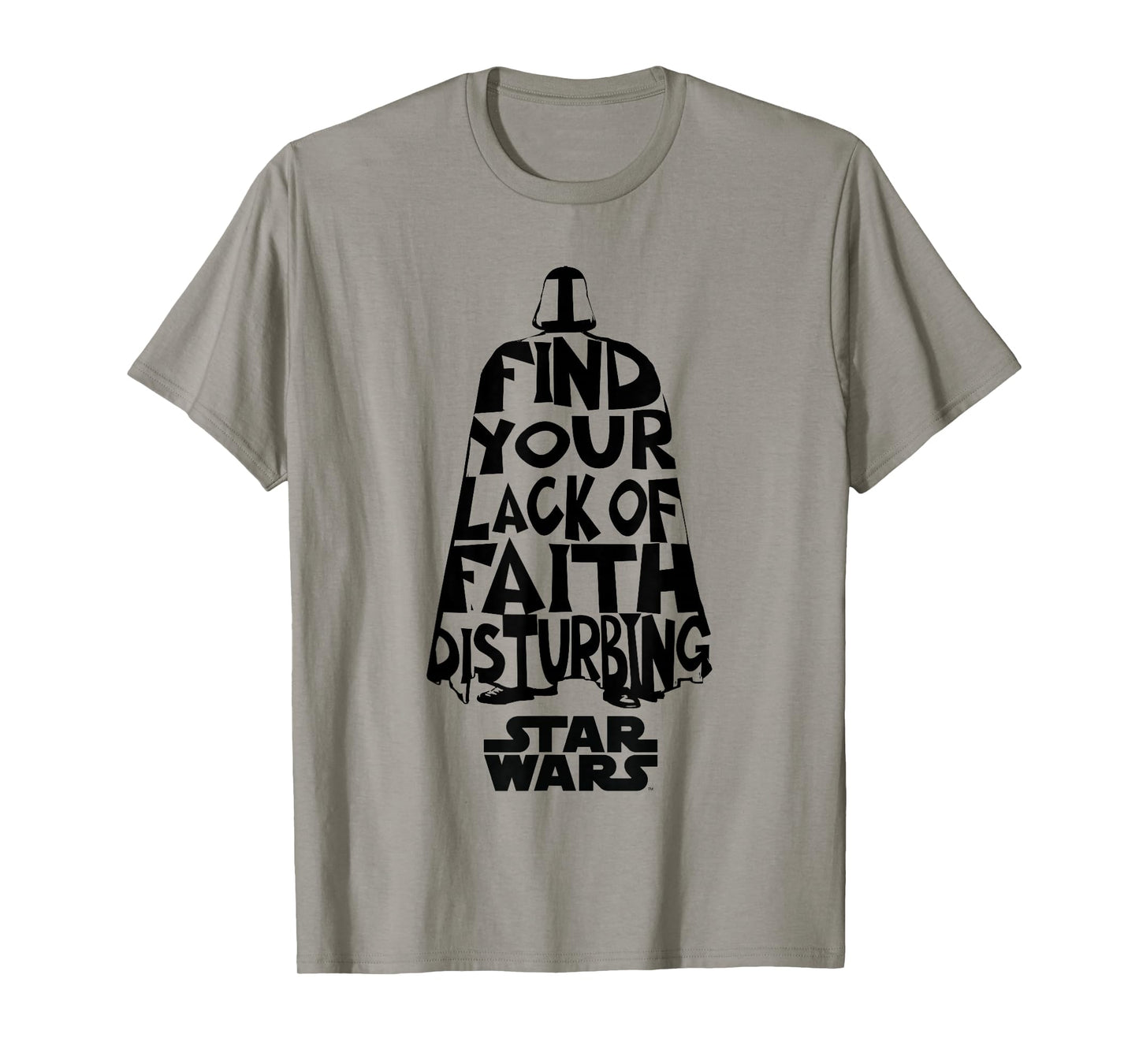 Star Wars Classic Darth Vader Lack Of Faith Is Disturbing T-Shirt