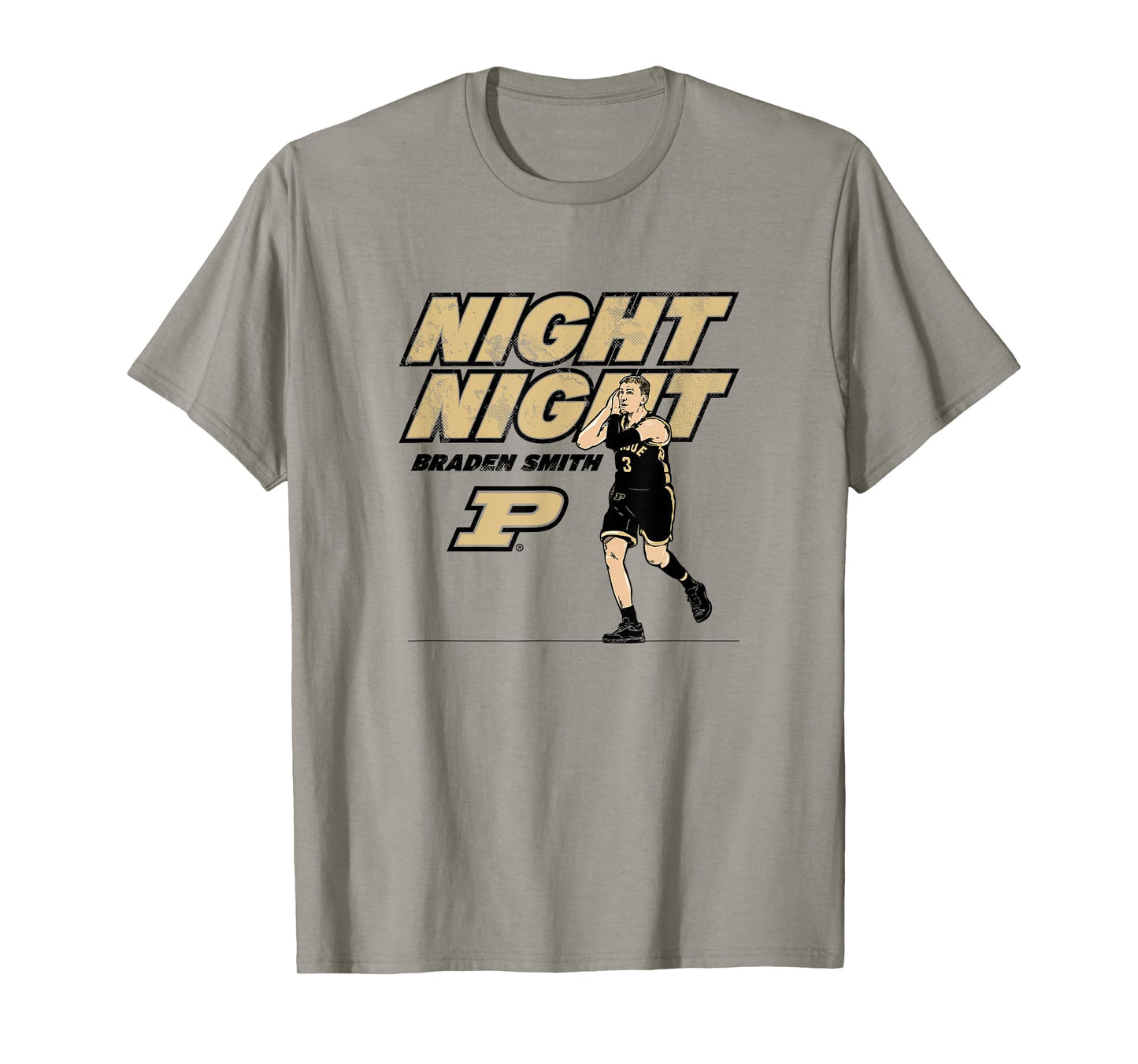 Purdue Basketball: Braden Smith Night-Night T-Shirt