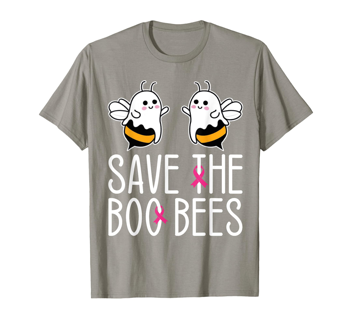 Save The Boo bees Breast Cancer Awareness Halloween Women T-Shirt