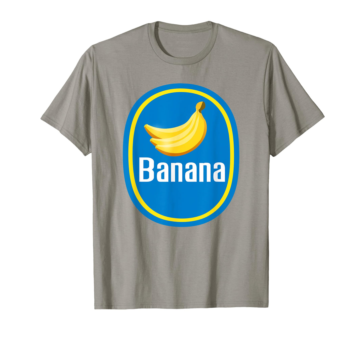 Pretend I'm A Banana Sticker DIY Halloween Costume Yellow T-Shirt