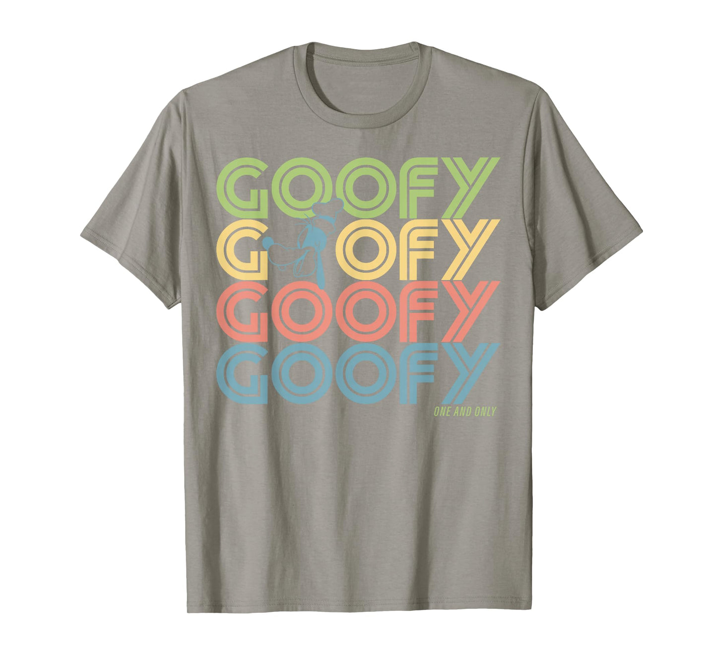 Disney Goofy Retro Name Stack T-Shirt