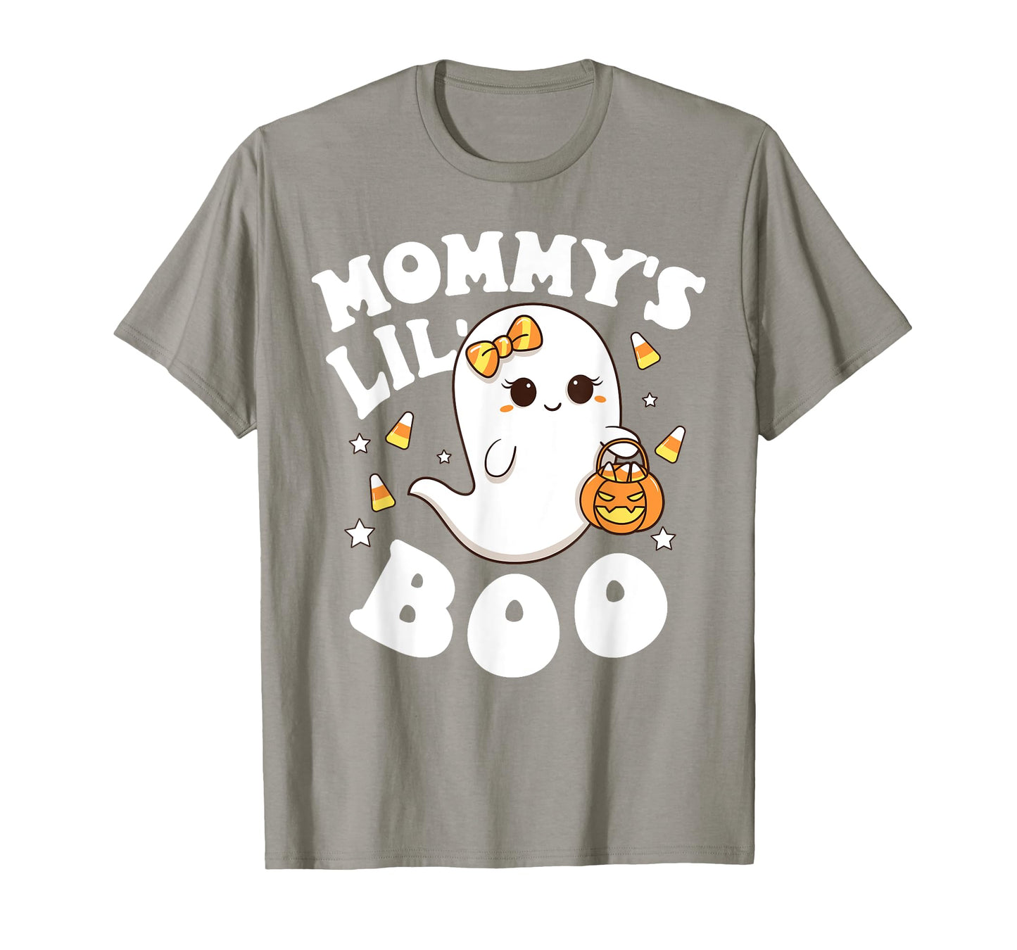 Mommy's Lil' Boo Baby Girls Toddler Halloween Cute Boo Ghost T-Shirt