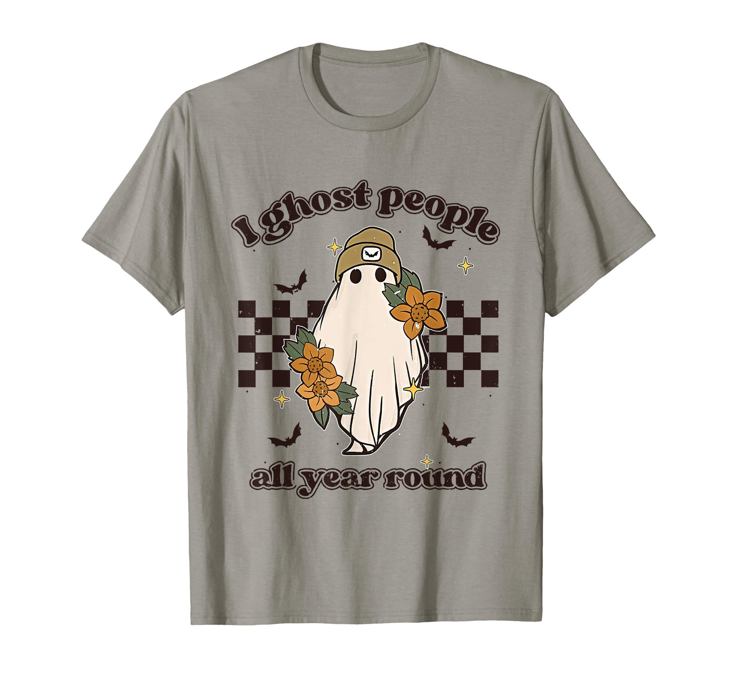 I Ghost People Year Round Cool Ghost Halloween Funny Costume T-Shirt