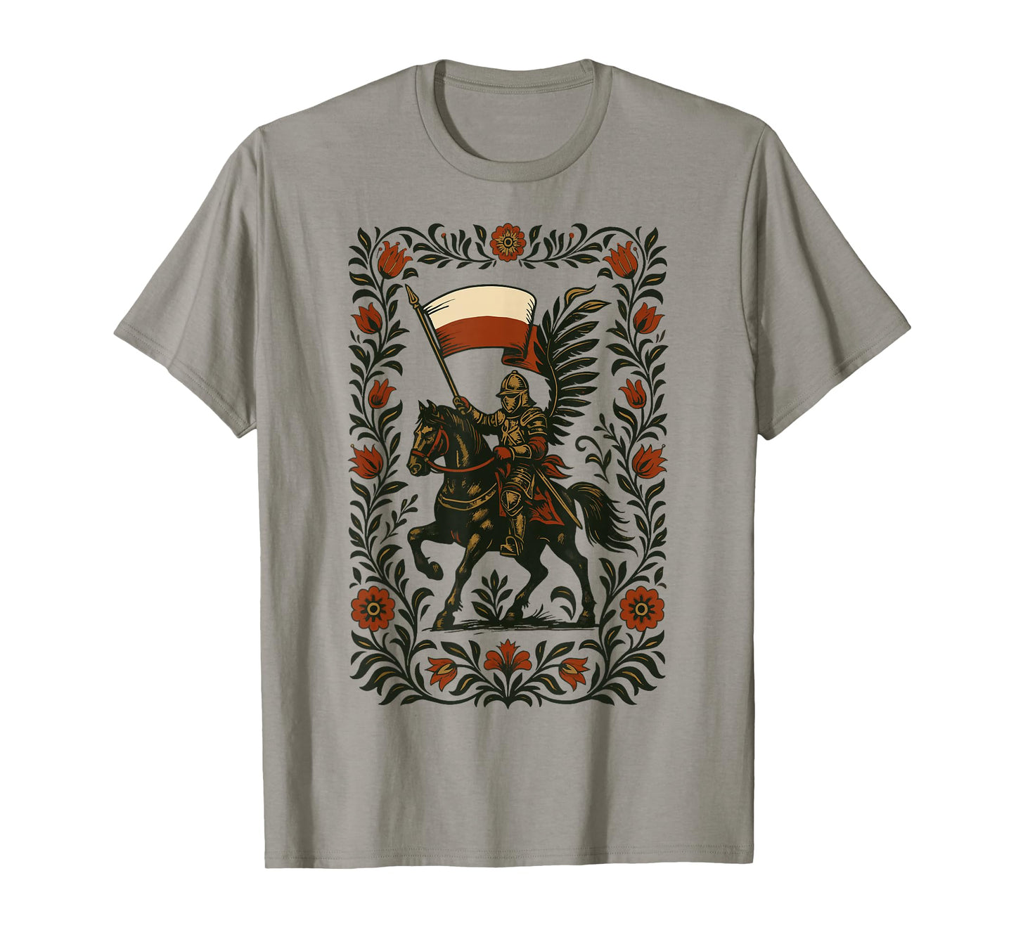 Polish Winged Hussar – Heritage Warrior Art T-Shirt