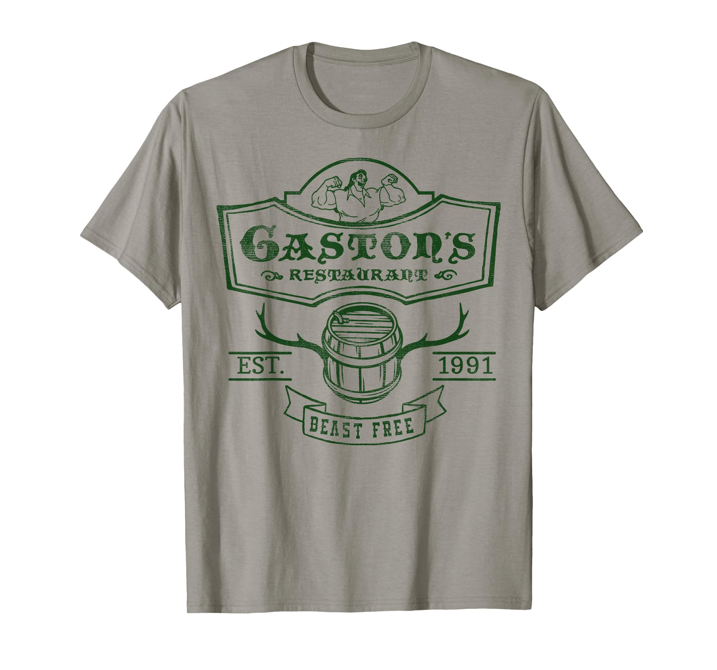 Disney Beauty and the Beast Gaston's Pub Graphic T-Shirt T-Shirt