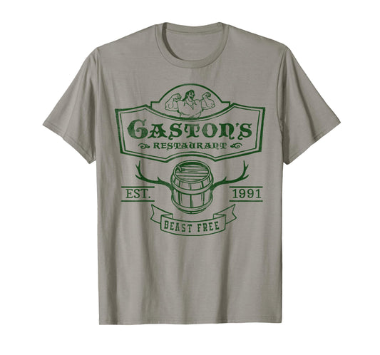 Disney Beauty and the Beast Gaston's Pub Graphic T-Shirt T-Shirt