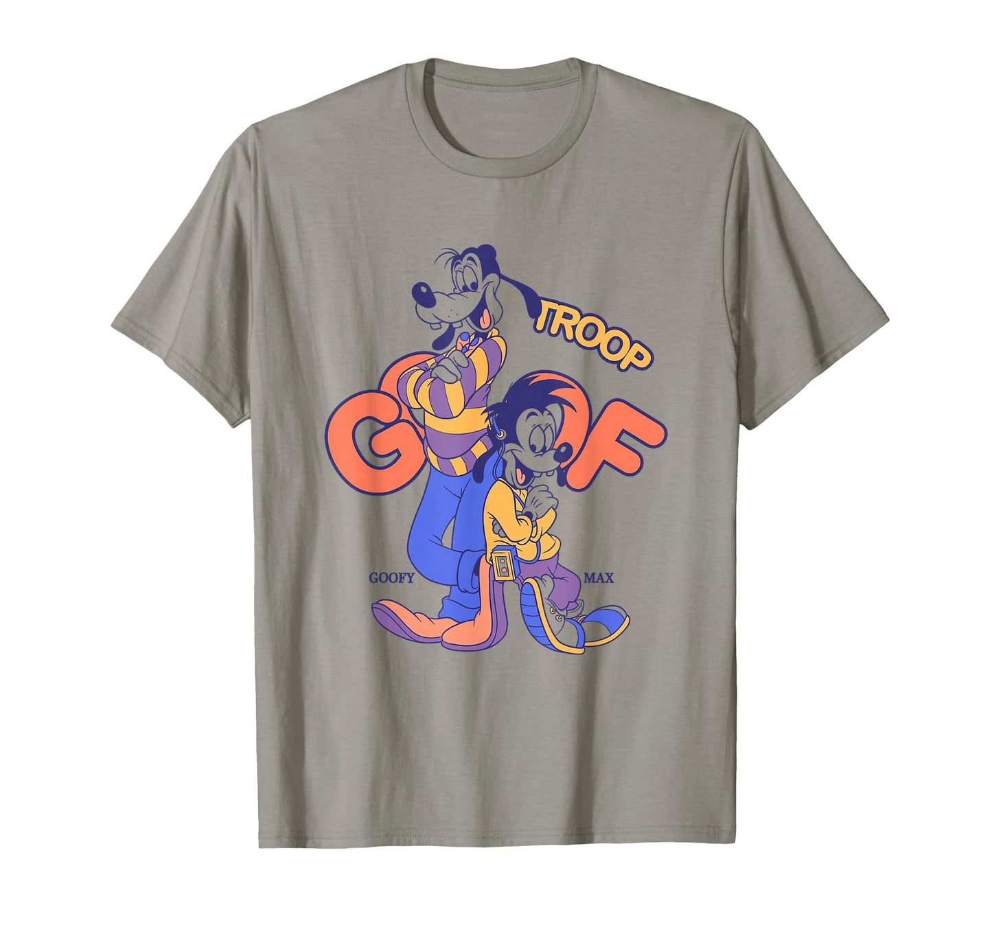 Disney A Goofy Movie Goof Troop Best Duo Big Chest Poster T-Shirt
