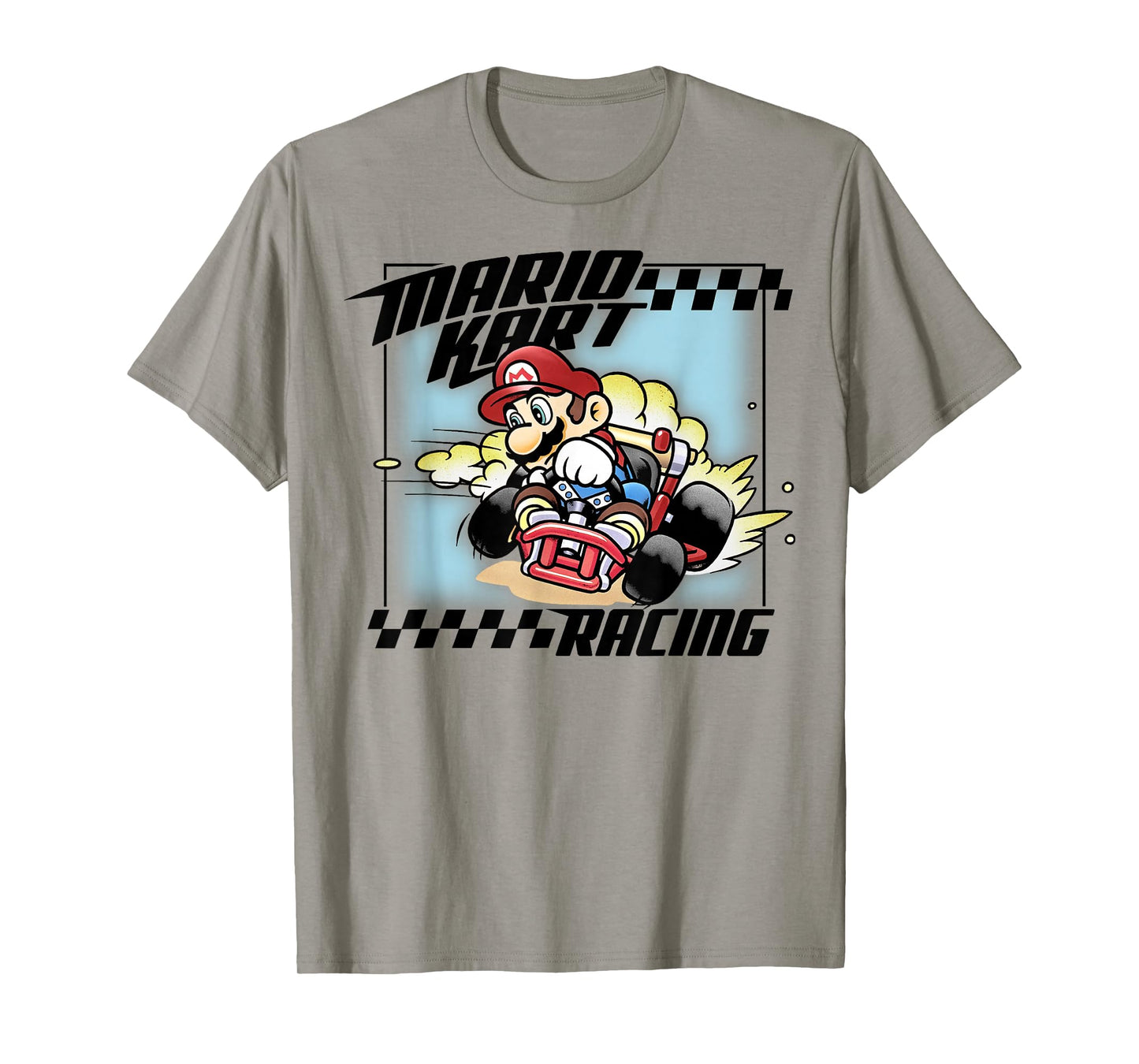 Mario Kart Racing Slide Drift Graphic T-Shirt T-Shirt