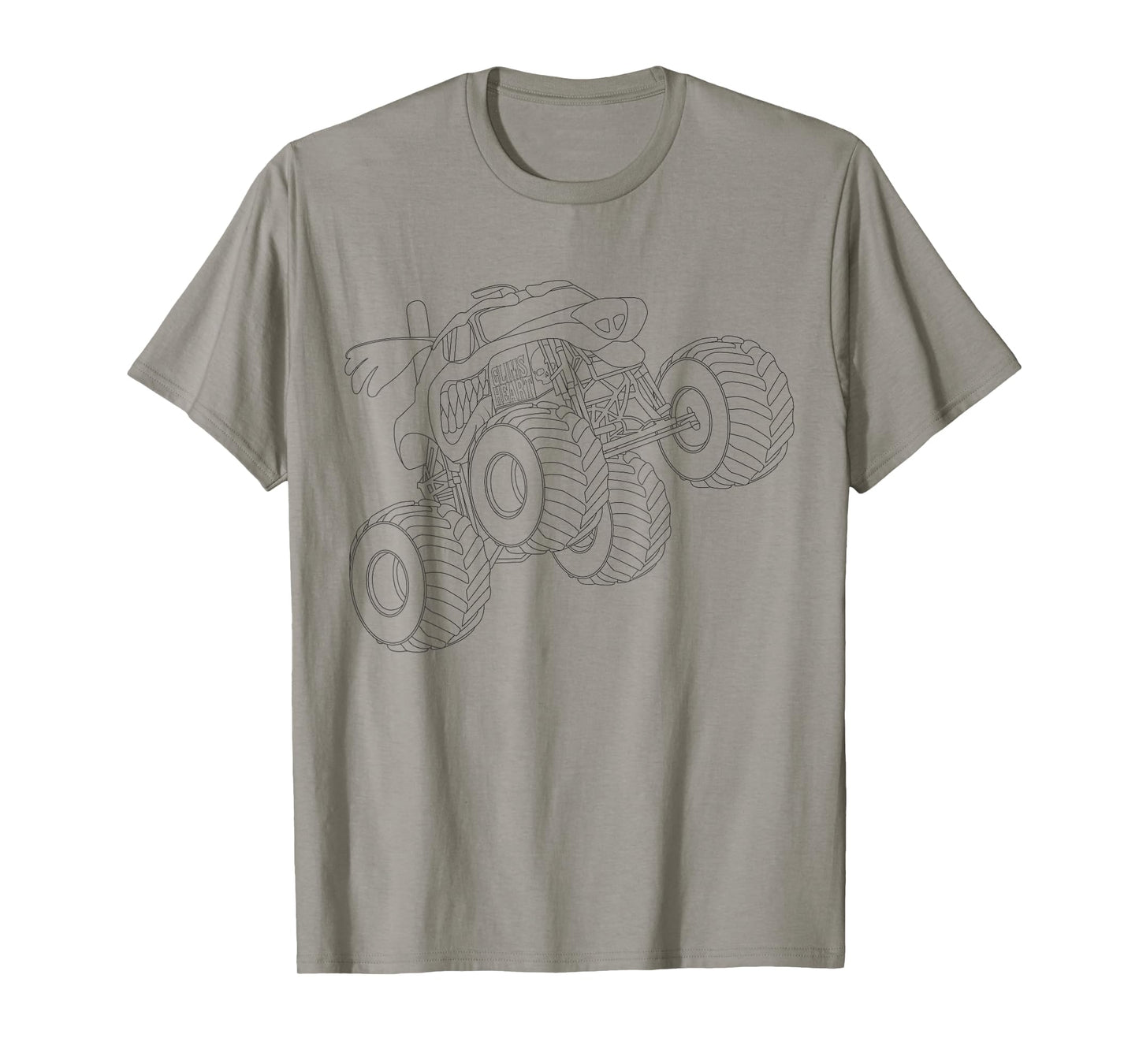 Monster truck mandala coloring for children T-Shirt