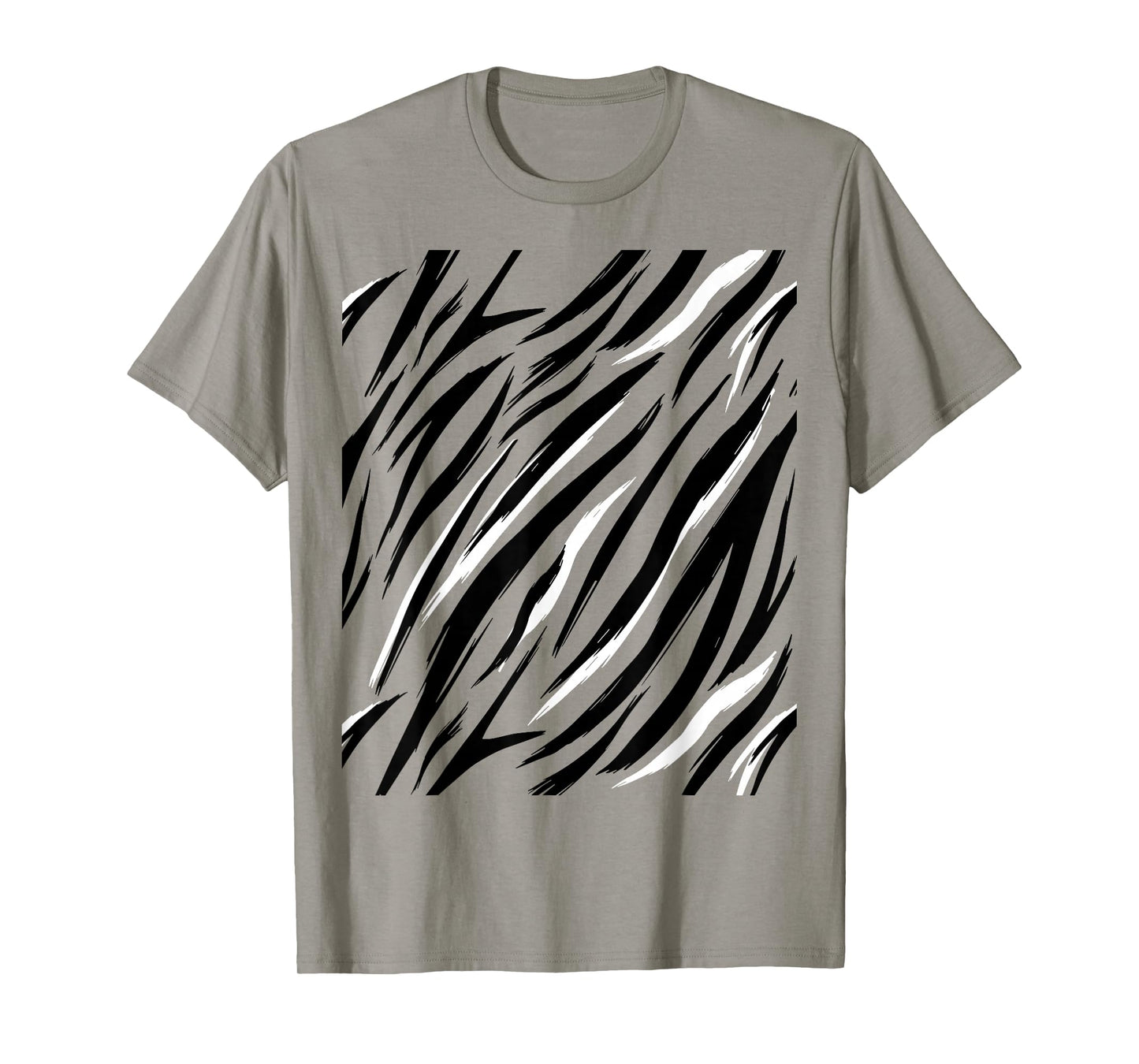 Tiger Print Stripes Animal Cute Easy Halloween Costume T-Shirt