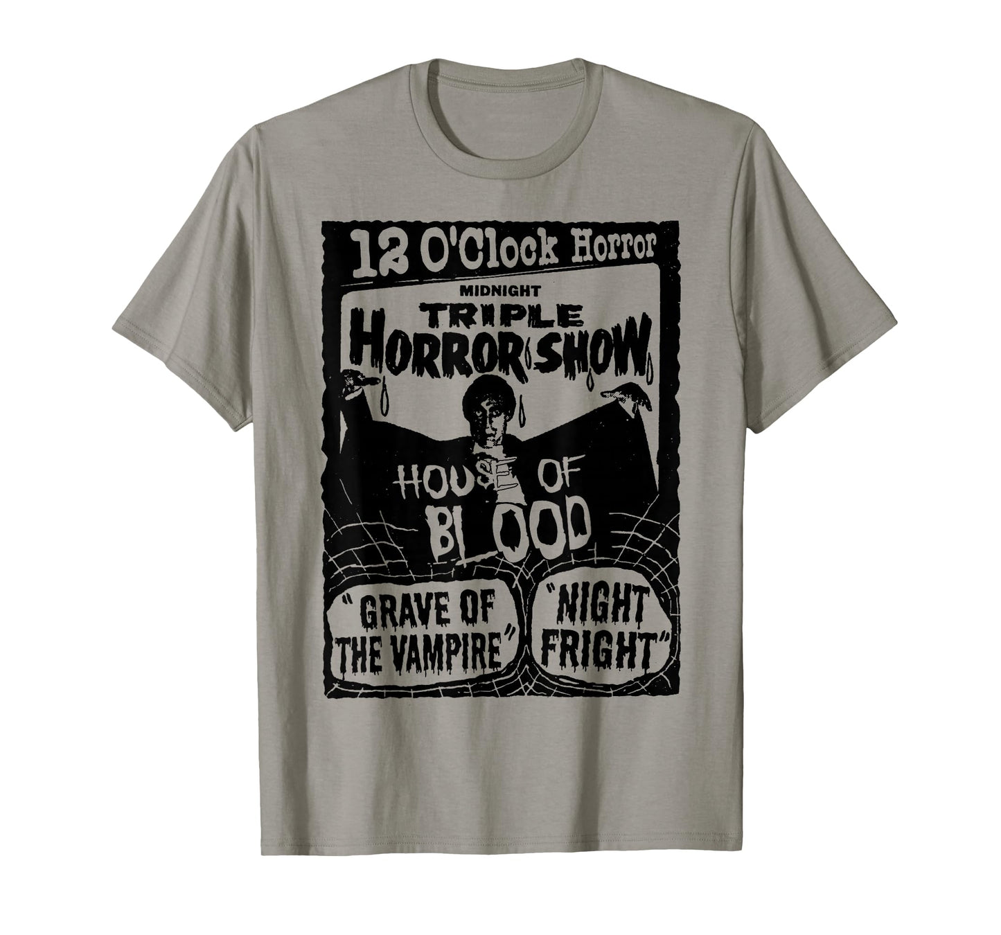 House of Blood Vampire Gothic Vintage Horror Movie Monster T-Shirt