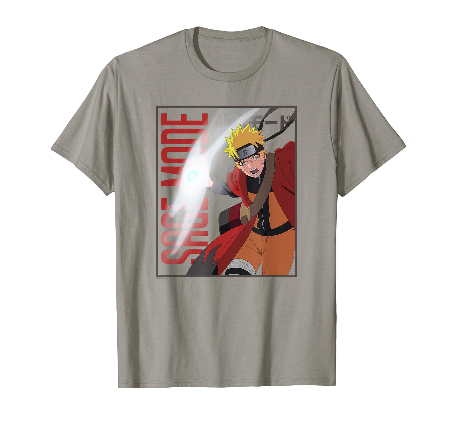 Naruto Shippuden Sage Mode Rasengan Justsu Anime T-Shirt