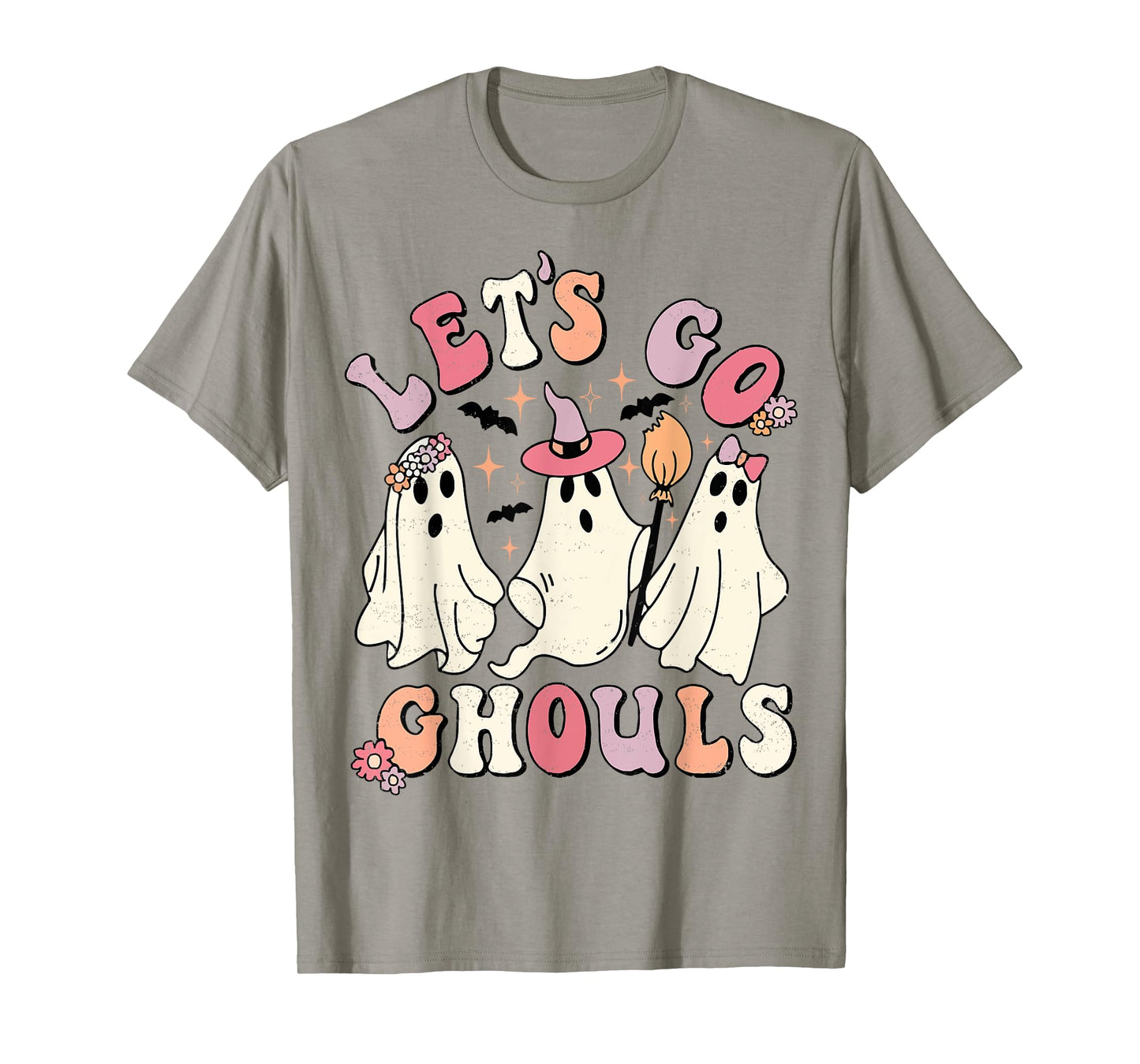 Let's Go Ghouls Funny Ghost Halloween T-Shirt
