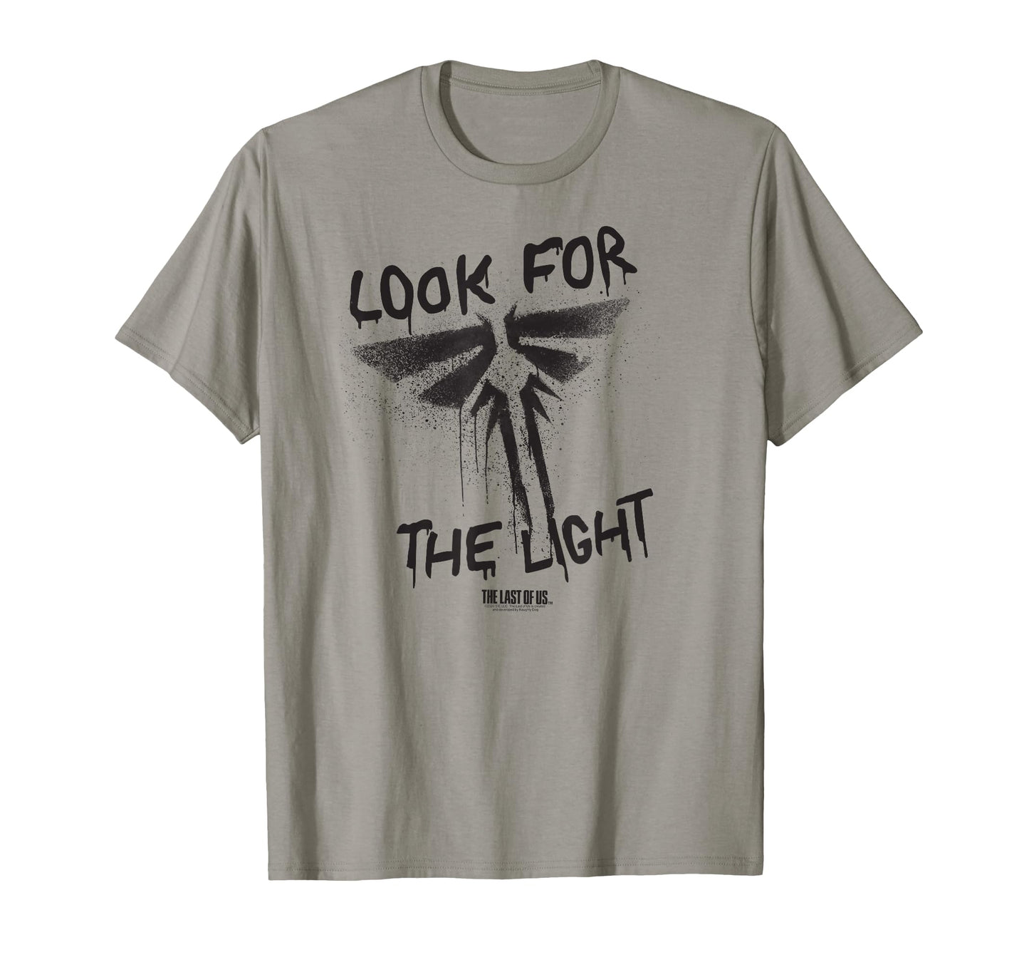 The Last of Us Look for the Light Firefly Spray Paint Game T-Shirt