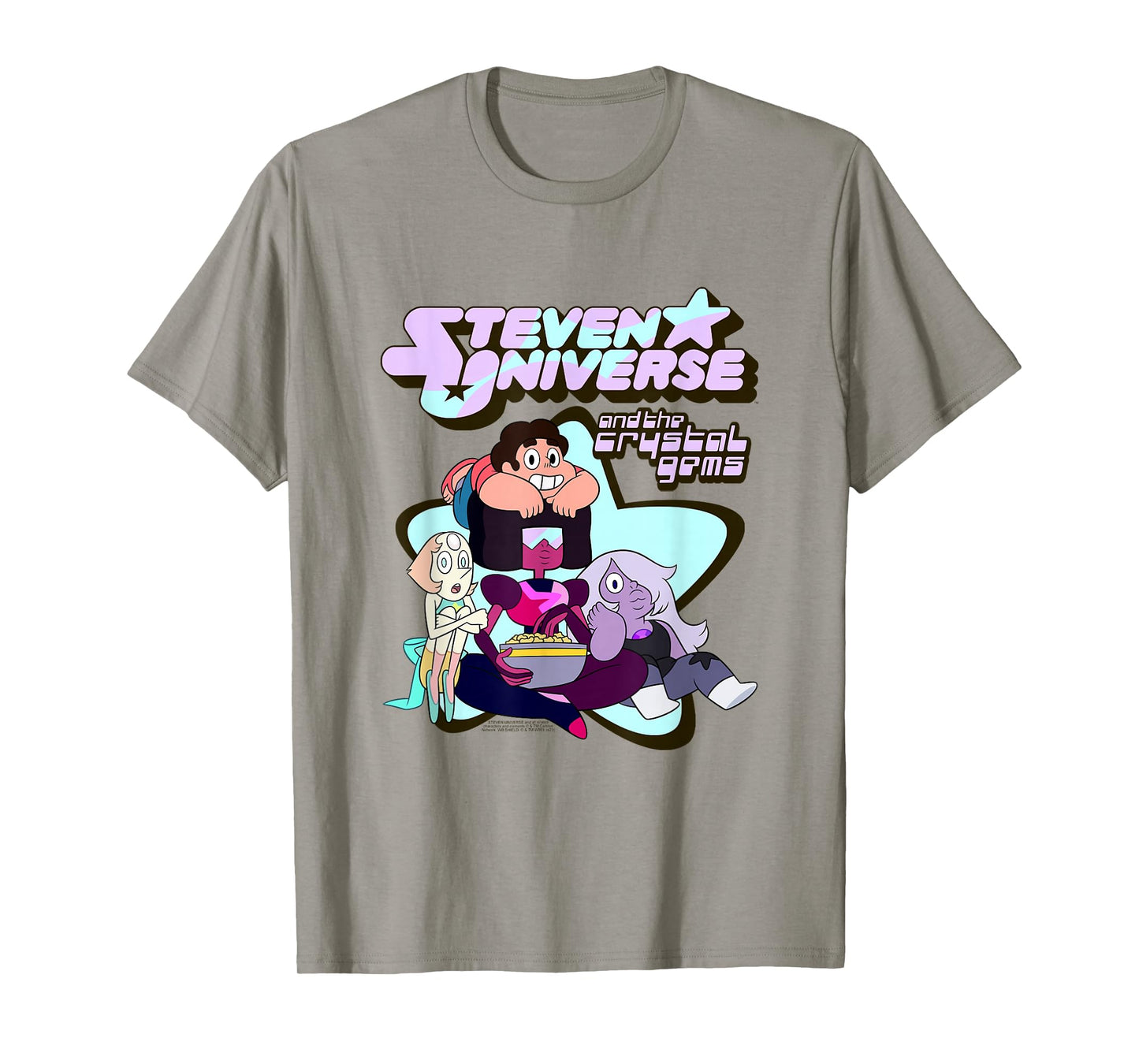 Steven Universe The Crystal Gems Star Photo Cartoon T-Shirt