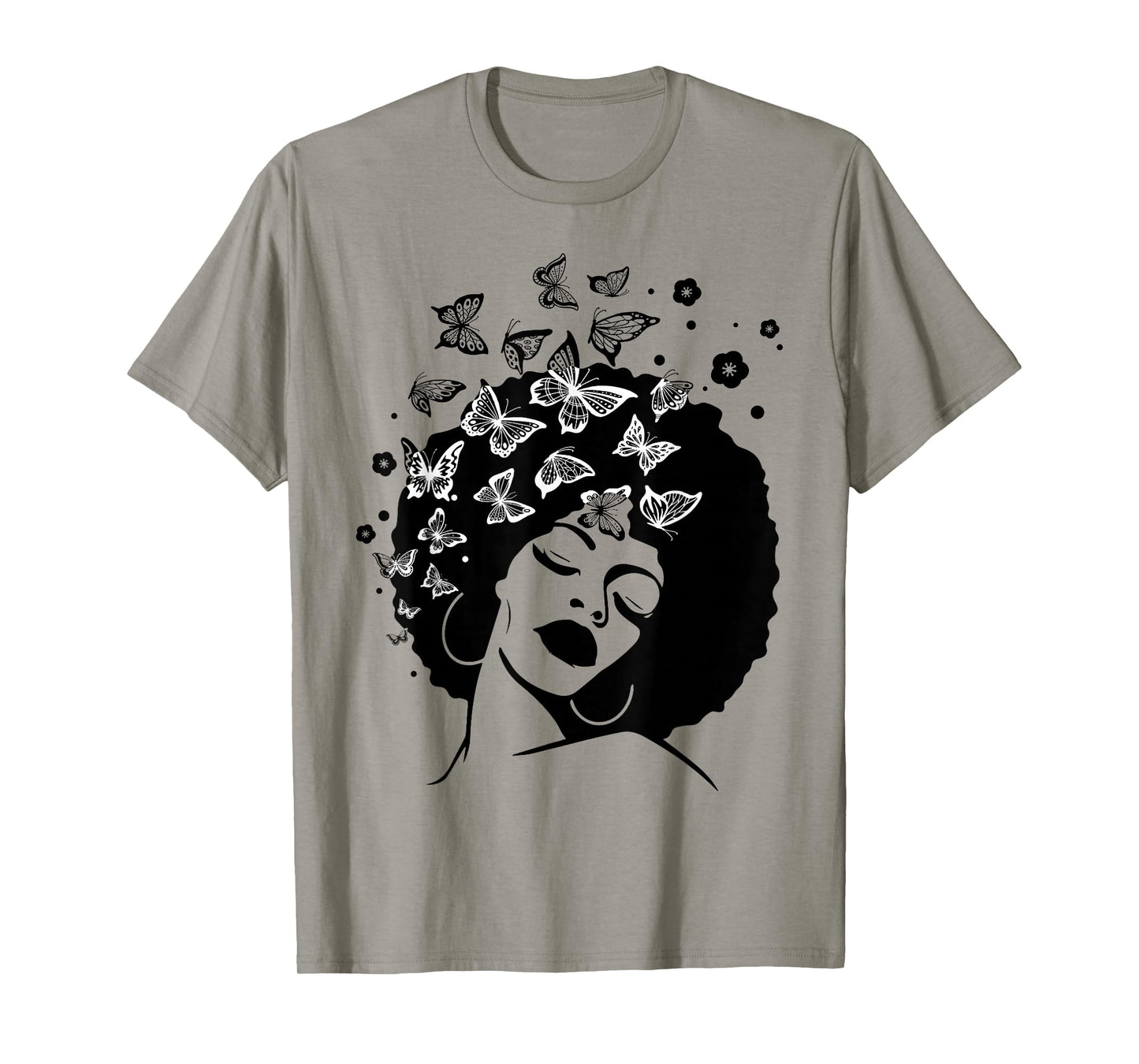 Melanin Queen African American Strong Black Natural Afro T-Shirt