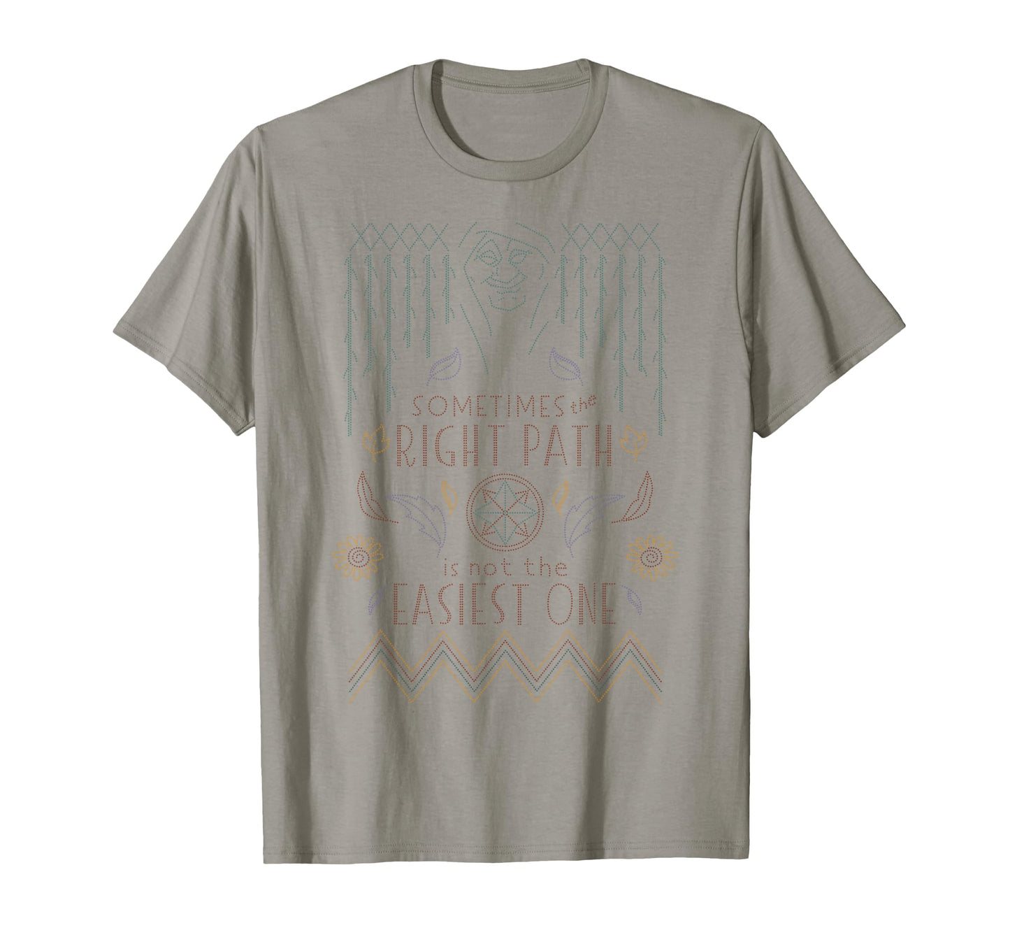 Disney Pocahontas Grandmother Willow Faux Stitch T-Shirt