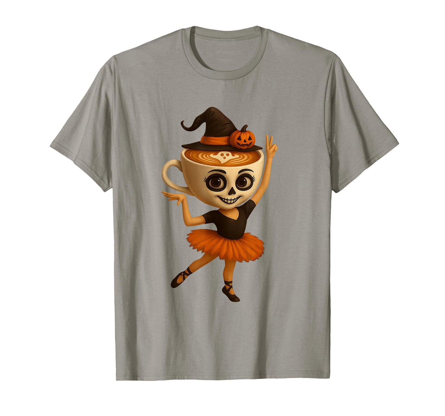 Ballerina Cappuccina Italian Brainrot Meme Halloween T-Shirt