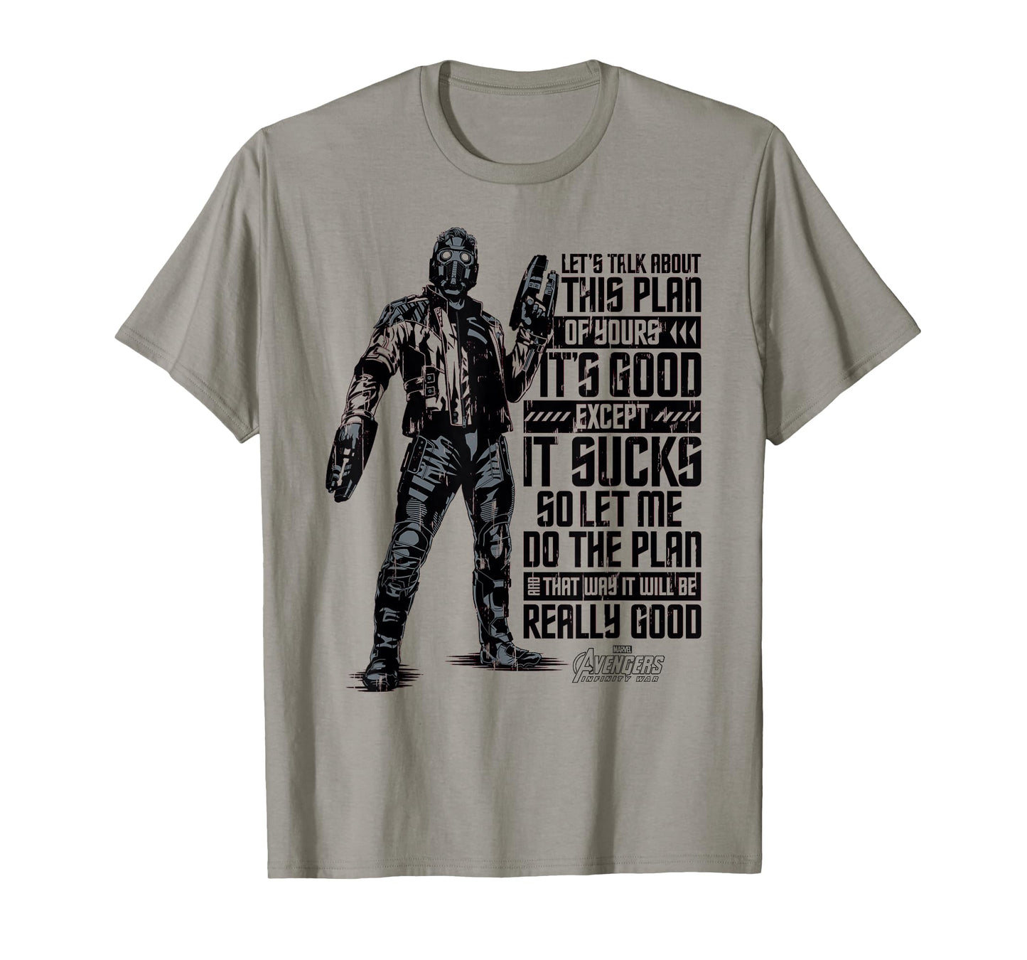 Marvel Infinity War Star-Lord The Plan Graphic T-Shirt T-Shirt