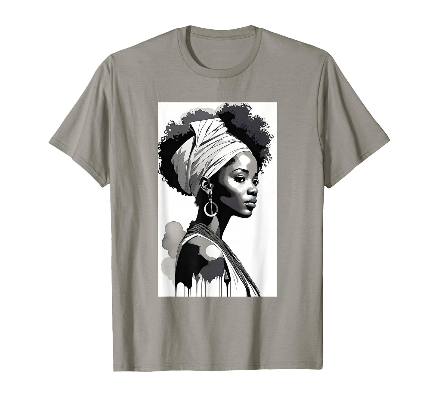 Afro Women Artwork African Women Graphic T-Shirt