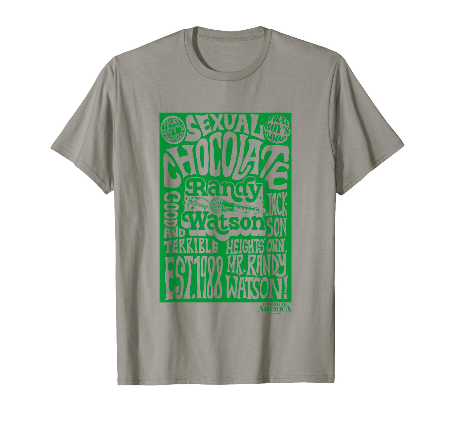Coming To America Randy Watson Green Sexual Chocolate T-Shirt