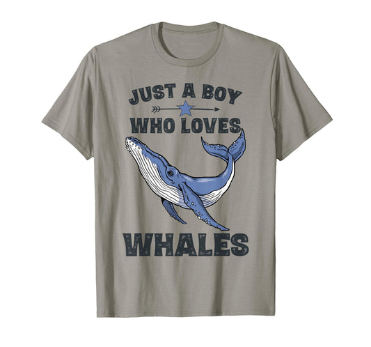 Funny Whale T-Shirt Gifts for Boys Whale Lovers