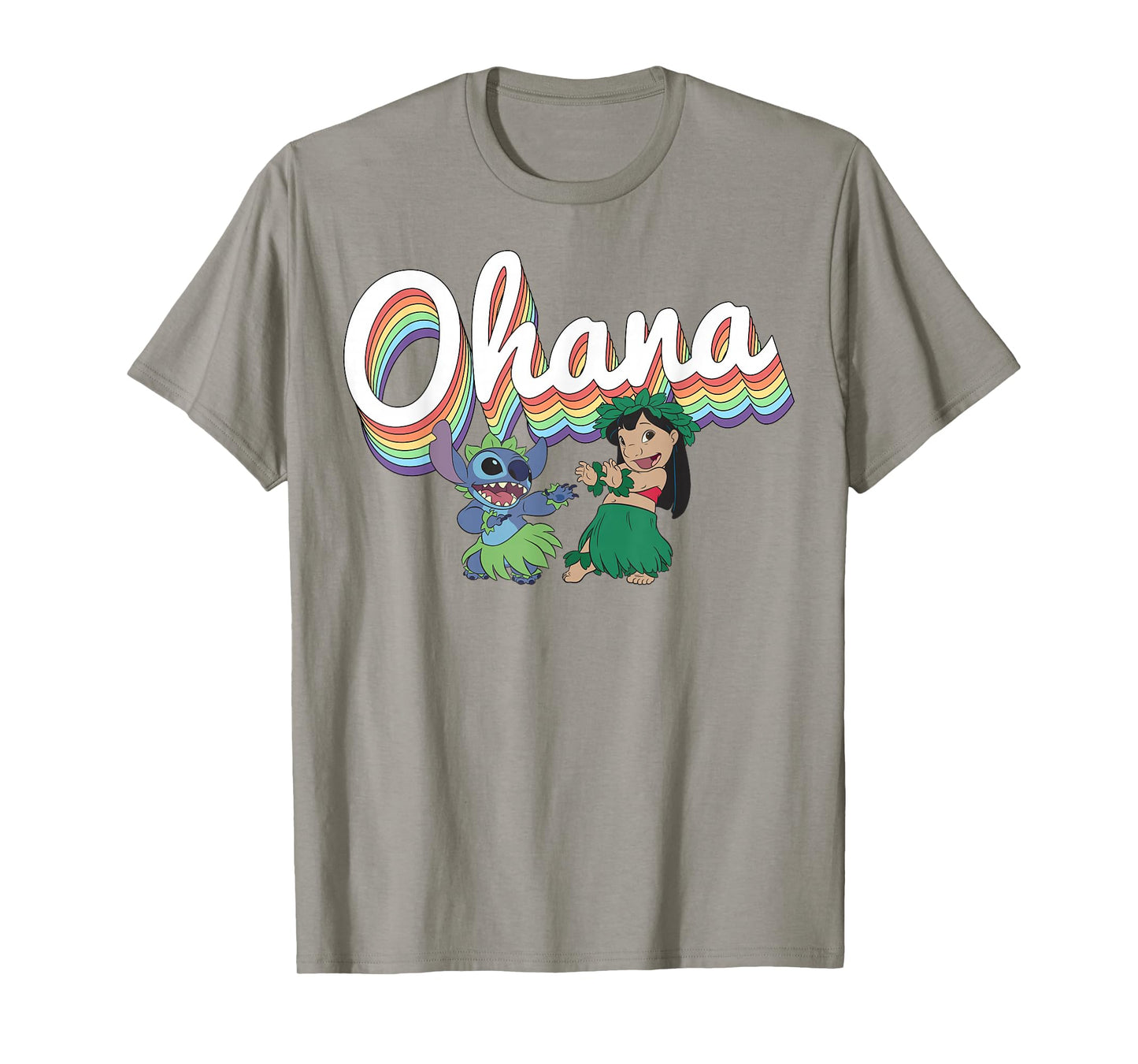 Disney Lilo & Stitch Ohana Rainbow T-Shirt
