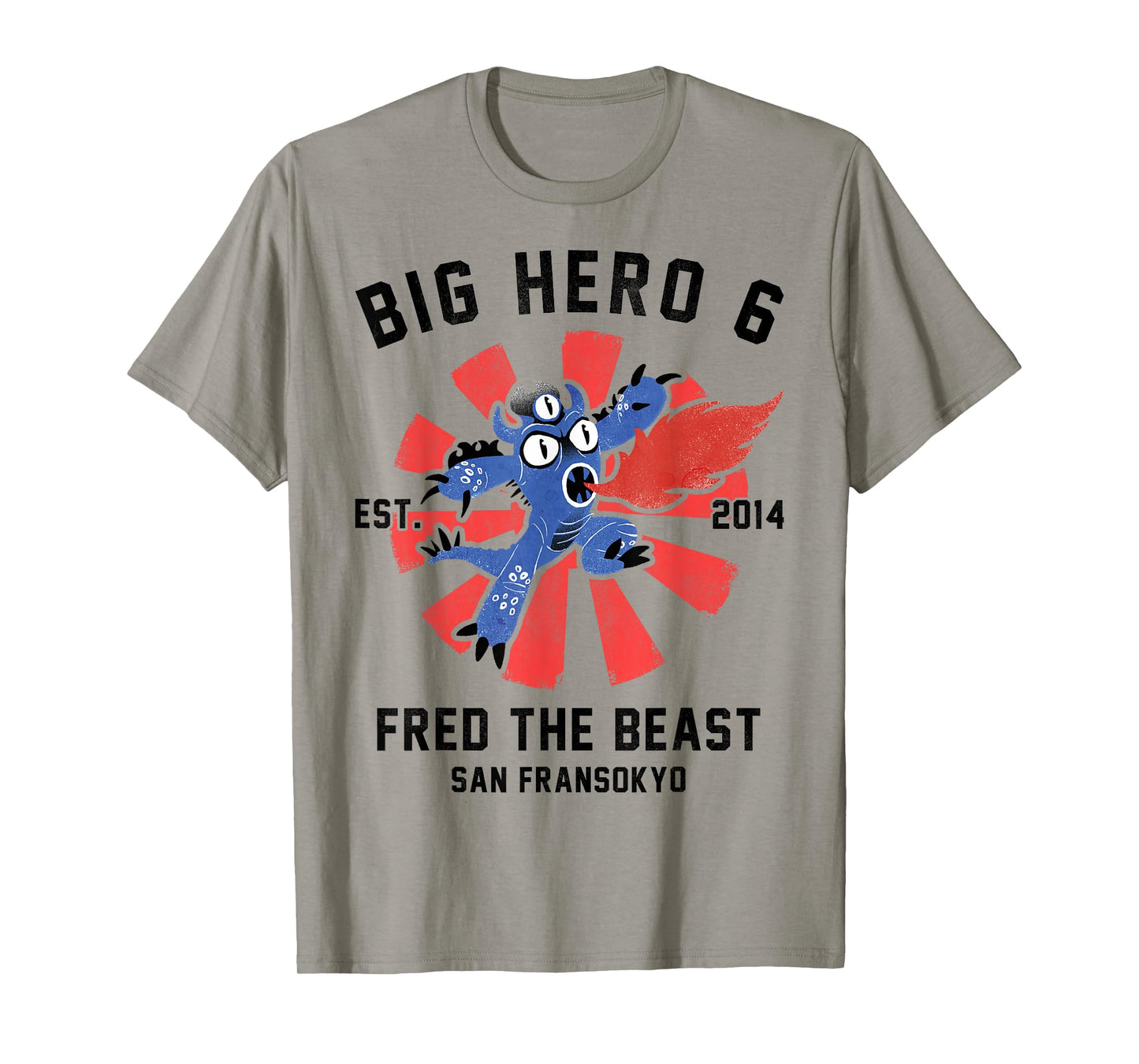 Disney Big Hero 6 Fred The Beast Poster Graphic T-Shirt T-Shirt