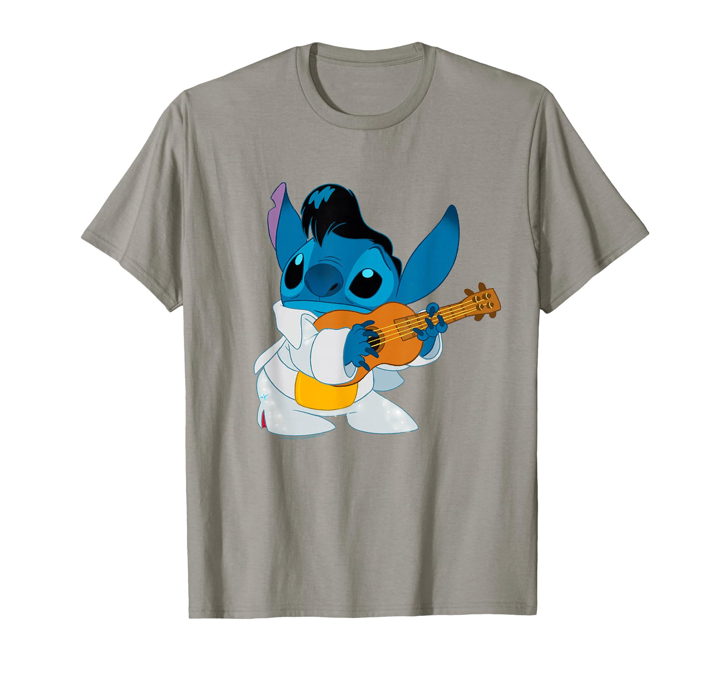 Disney Lilo & Stitch Iconic Elvis Stitch Ready To Play Logo T-Shirt