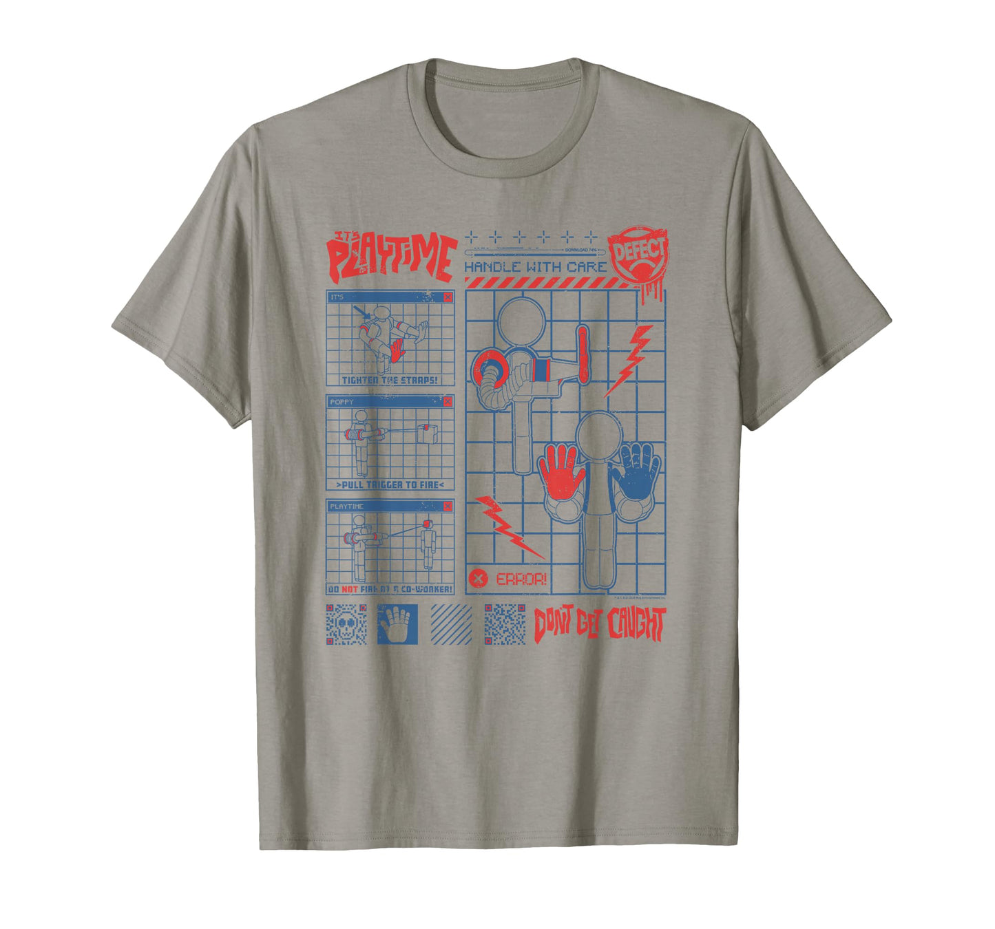 Poppy Playtime It's Playtime Player Instruction Manual T-Shirt