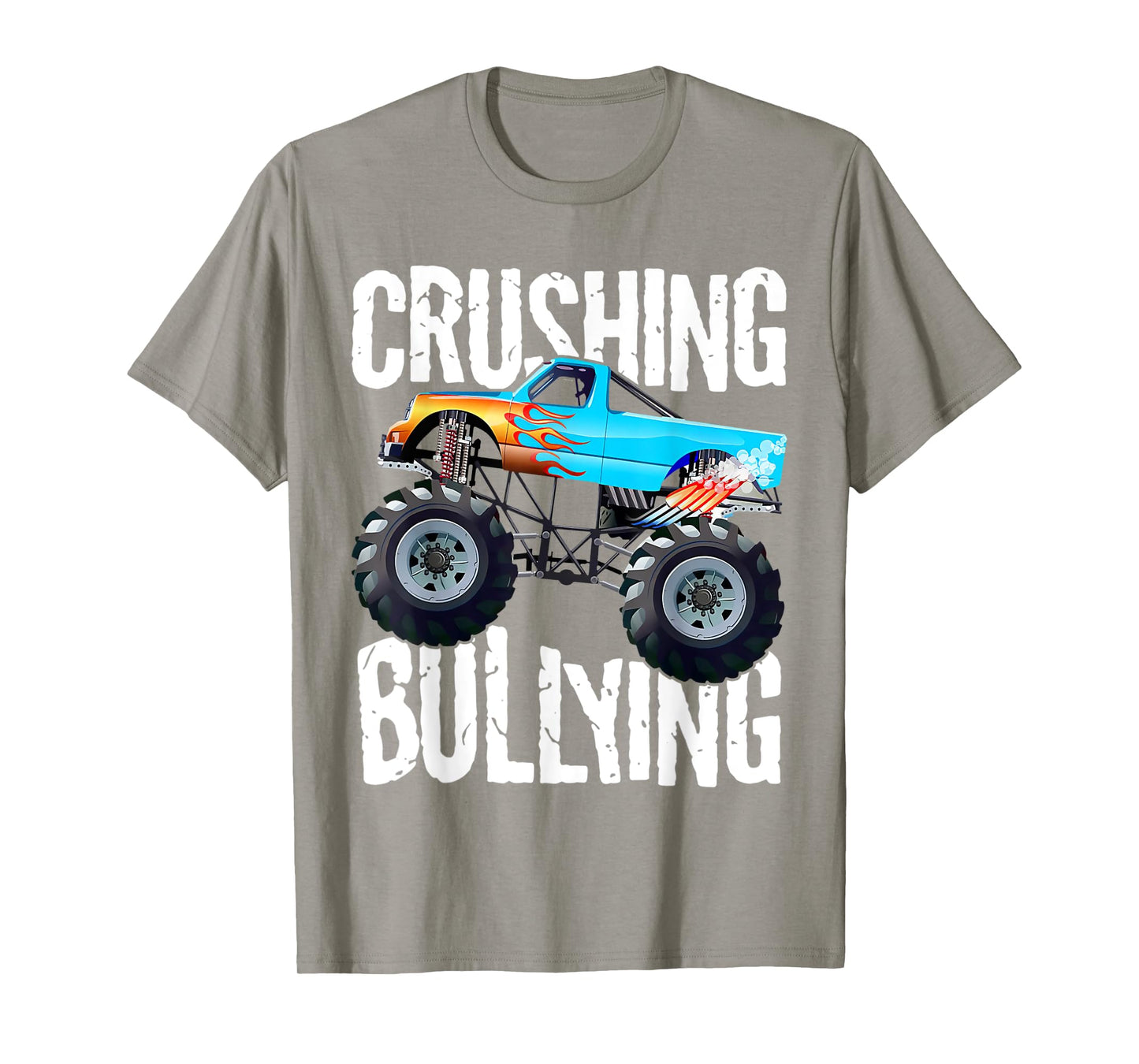 Crushing Bullying Car Monster Truck Unity Day Orange Tee T-Shirt