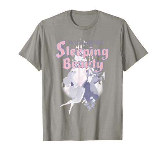 Disney Sleeping Beauty Aurora Dancing Poster T-Shirt Small